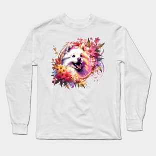 American Eskimo Dog Mothers Day Dog Mom Special Gift Long Sleeve T-Shirt